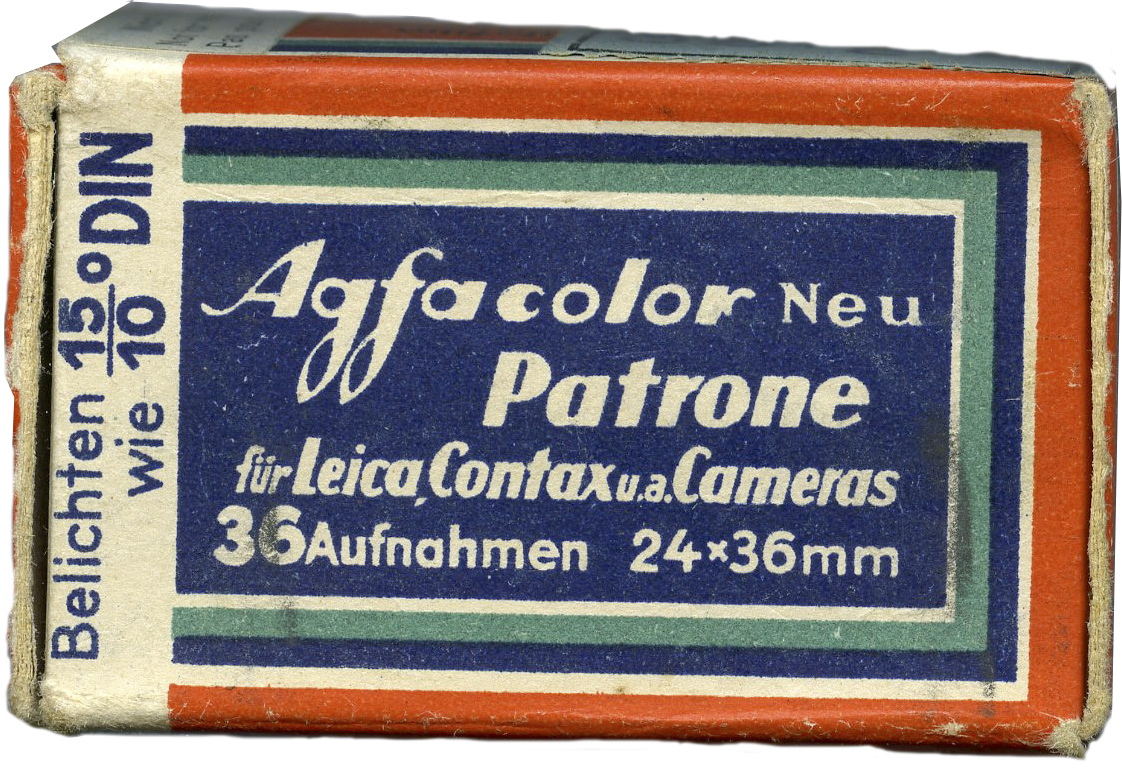 Film der Firma Agfa - noch ohne ISO-Wert